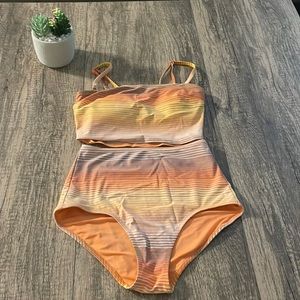 AERIE SWIMSUIT XS high waisted bikini!